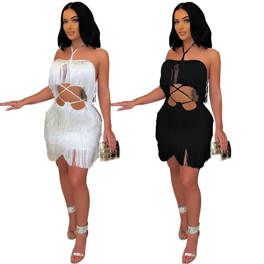 Dresses for Women 2021 Evening Dress Dresses for Women Party Sexy Black Dress Summer Vestidos — image 1