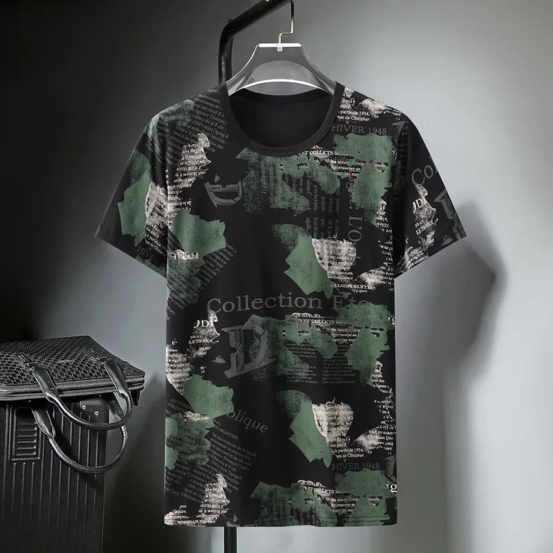 Plus Size 10XL Tshirt Men Streetwear Fashion Summer T Shirts Baggy Short Sleeve Tees Tops Print T-shirts Oversize Male HA087 — image 6