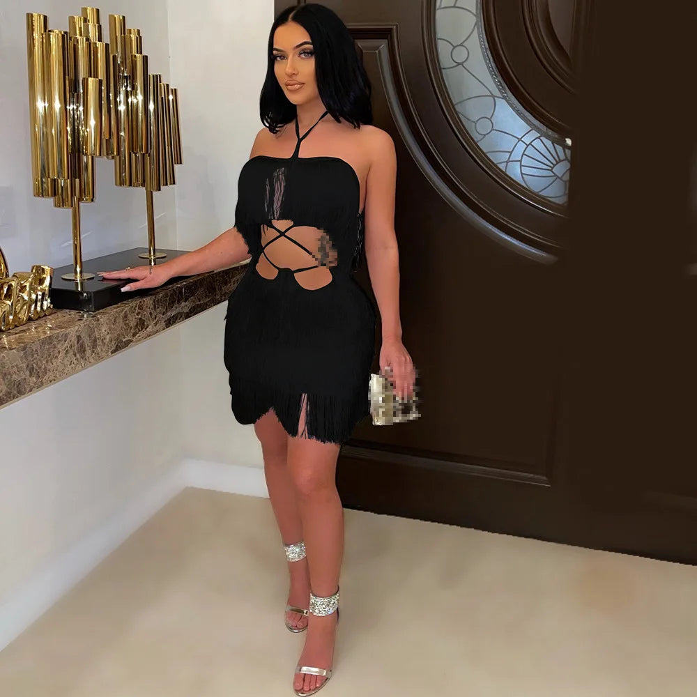 Dresses for Women 2021 Evening Dress Dresses for Women Party Sexy Black Dress Summer Vestidos — image 11