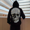 Basketball Men's Hoodie Trend Autumn Winter New Sports Fitness Leisure Loose Skull Pullover Jacket Fleece — image 6