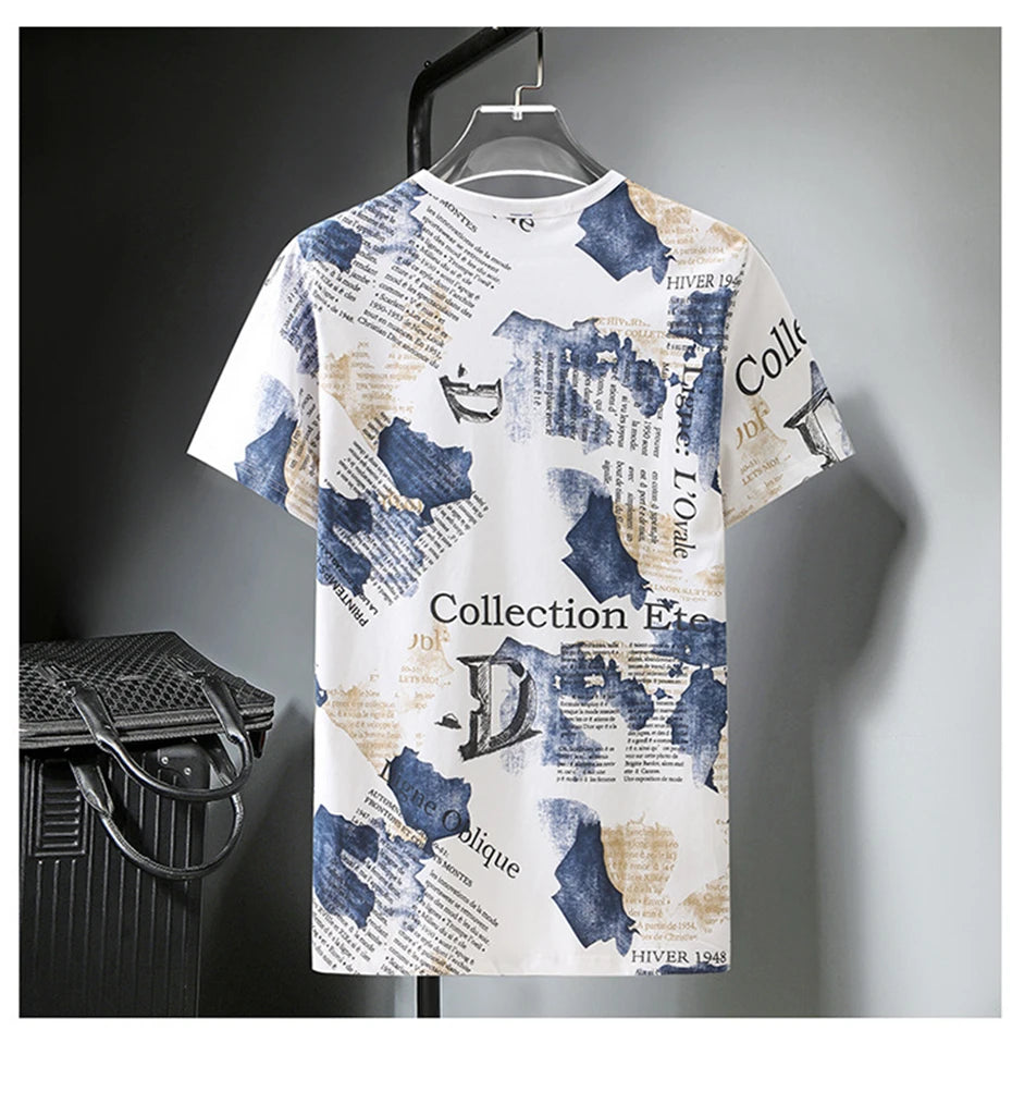 Plus Size 10XL Tshirt Men Streetwear Fashion Summer T Shirts Baggy Short Sleeve Tees Tops Print T-shirts Oversize Male HA087 — image 12
