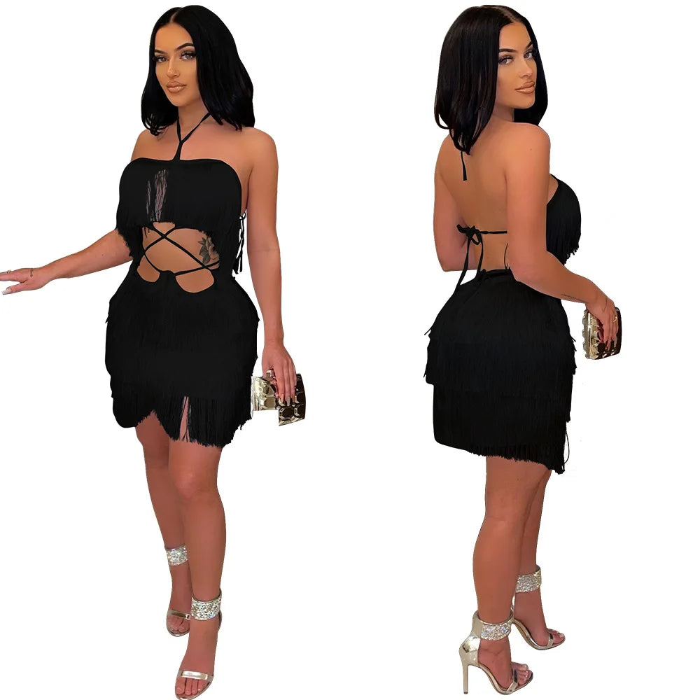 Dresses for Women 2021 Evening Dress Dresses for Women Party Sexy Black Dress Summer Vestidos — image 14