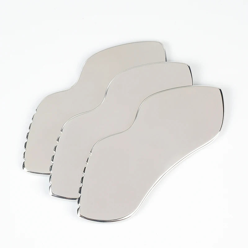 Stainless Gua Sha Tools Steel Scraping Massage Tool Facial Massage Tools for Relaxing Soft Tissue, Reduce Head, Neck, Back Pain — image 5