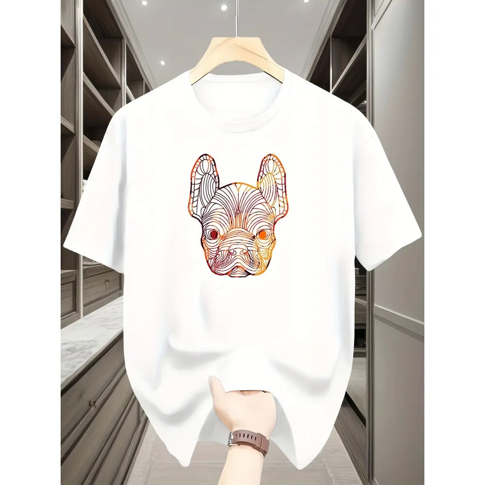 Mens Clothes Tee Shirt Homme Graphic T-Shirts Men Tshirt for Men Ropa Hombre French Matador Print Short Sleeved Round Neck 25979 — image 1
