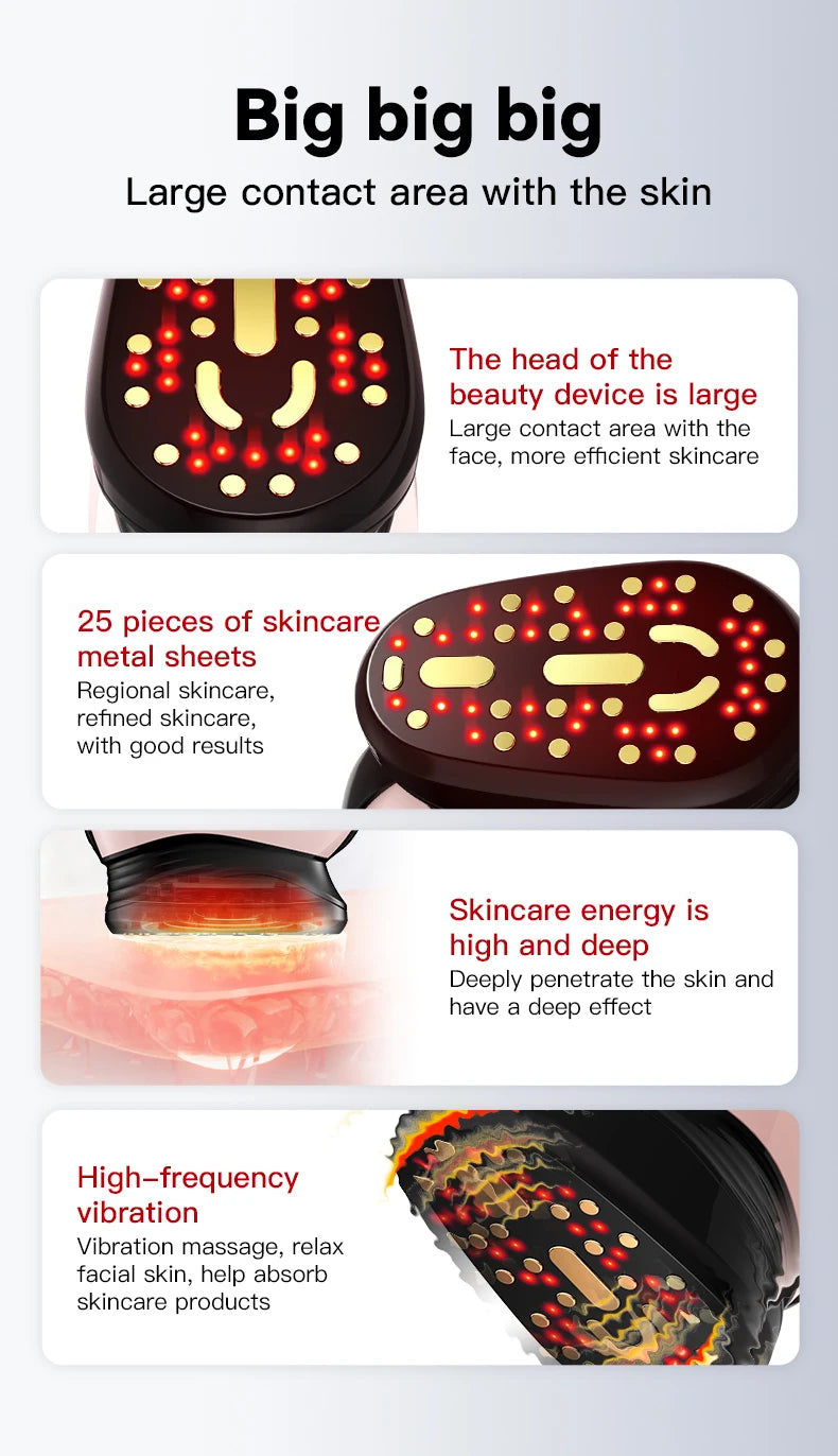 Beauty and Skincare Tools, Home Beauty equipment, Vibrating Hot Compress and Skincare Massage equipment, Christmas Gifts — image 9