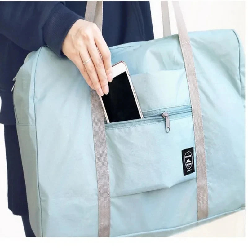 Foldable Travel Duffel Bag for Airlines Carry on Bag for Women and Girls Lightweight Large Capacity Sports Weekend Trip Overnigh — image 4