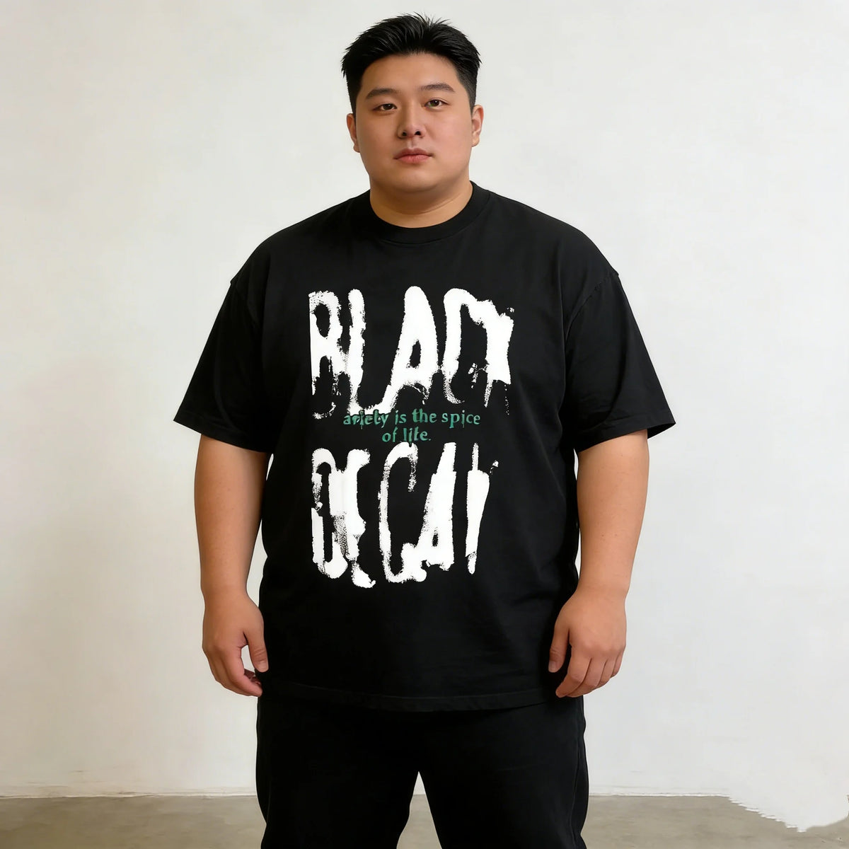 Plus Size Men's T-shirt Fashion Street Style Summer Short-sleeved Tees Round Neck Loose Casual T-shirt Top Tee Male Clothing — image 4