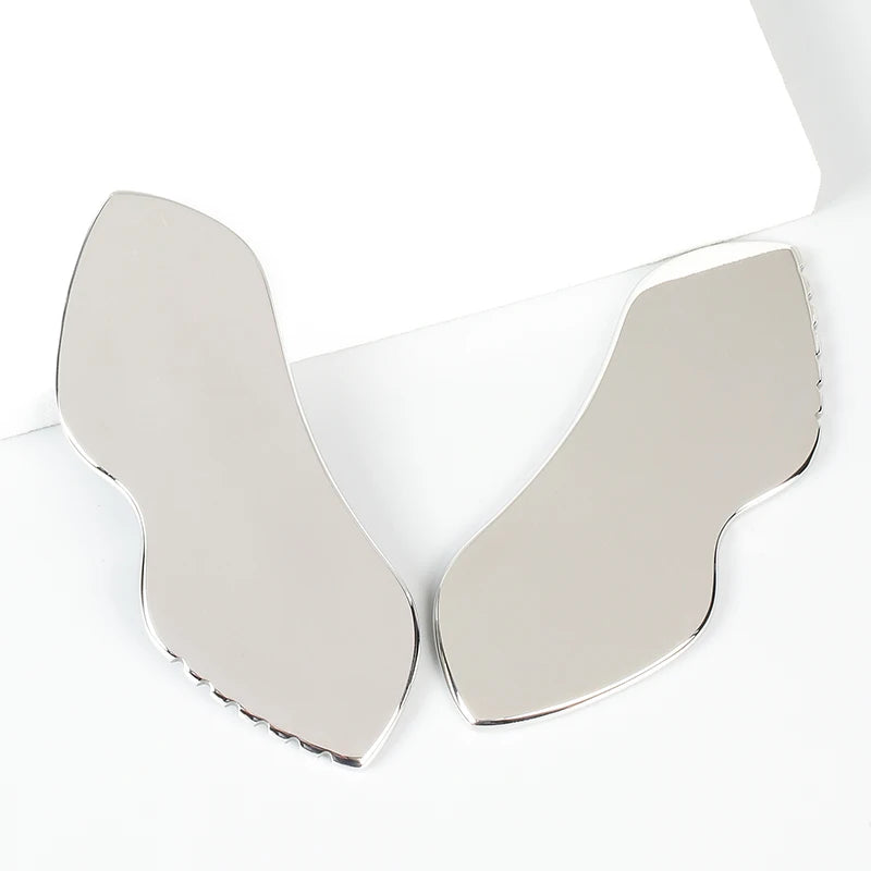 Stainless Gua Sha Tools Steel Scraping Massage Tool Facial Massage Tools for Relaxing Soft Tissue, Reduce Head, Neck, Back Pain — image 13