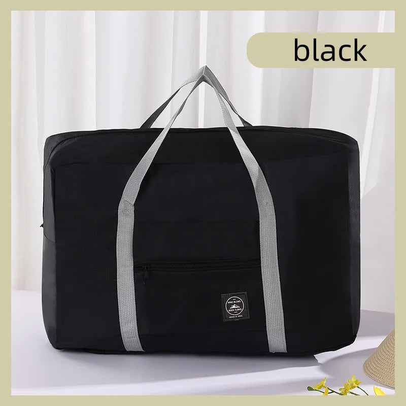 Travel Bag Folding Travel Storage Bag Travel Storage Bags Boarding Luggage Clothes Handbags Picnic Move House Large Handbag — image 10
