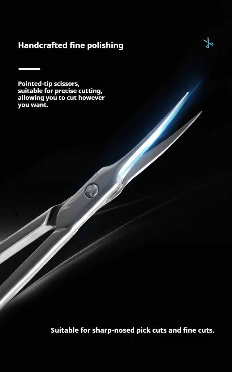 Cuticle Scissors Professional Manicure Small Scissors Dead Skin Remover For Nails Art Stainless Steel Cuticle Cutter! — image 8