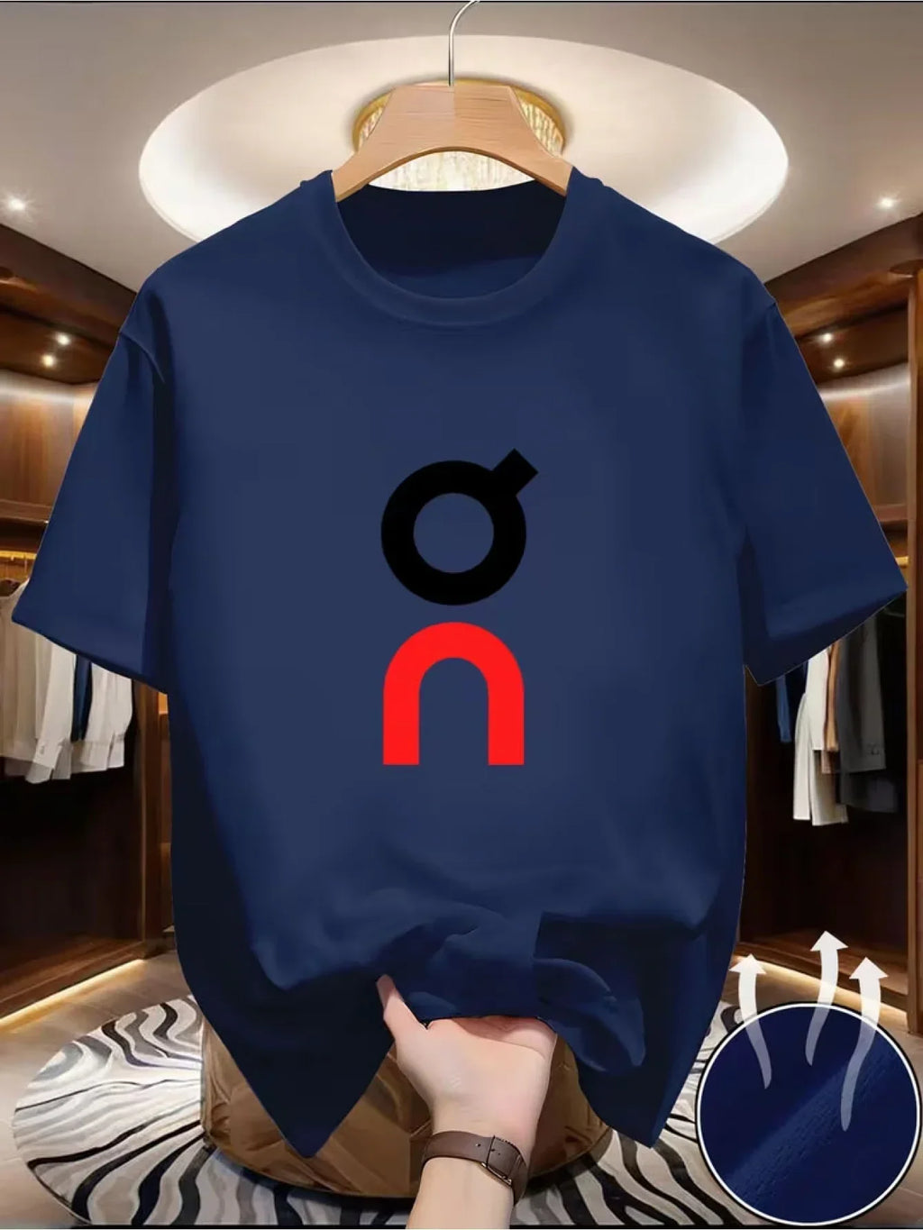 Men's Casual Printed Cotton T-Shirt Premium High Quality Soft Breathable Solid Color Tee Shirt Stylish Unique Logo Graphic — image 8