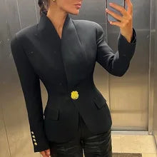 Women's Clothing 2025 Summer New Fashion Solid Color Long-sleeved Medium and Long Shirt Dress — image 5