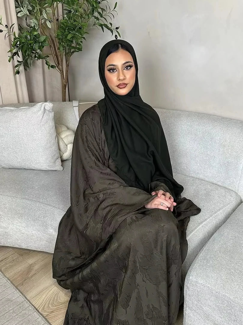 Muslim Dress Women Eid Abaya Turkish Kaftan Vestidos Arabic Long Robe Ramadan Morocco Dubai Abayas Jalabiya Modest Dresses — image 3