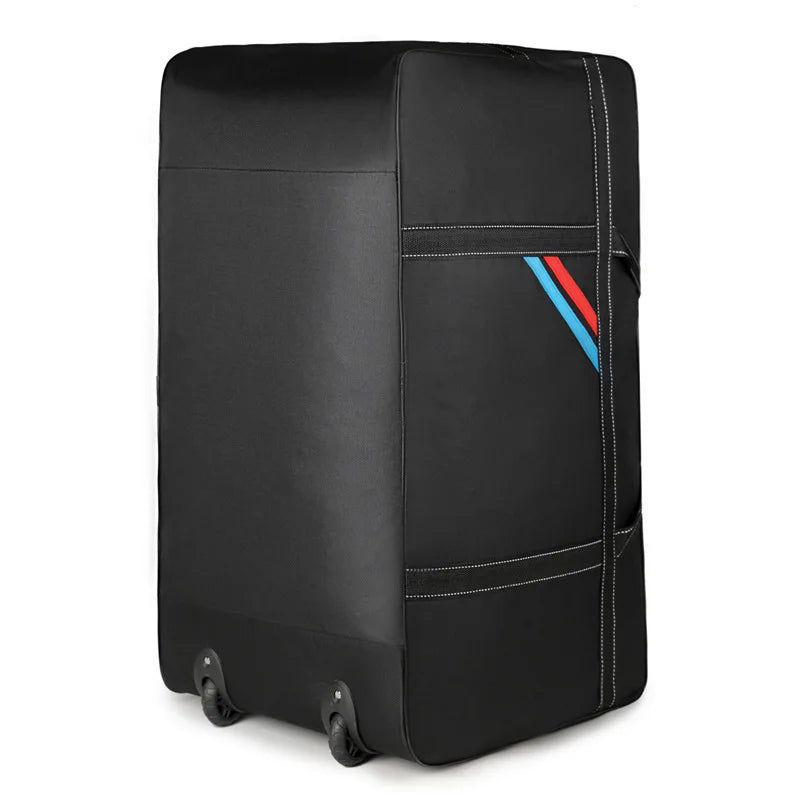 Large Capacity Trolley Bags with Wheels Foldable Luggage Wheeled Bag Travel Suitcase Waterproof Handbag Weekend Rolling Luggage — image 6