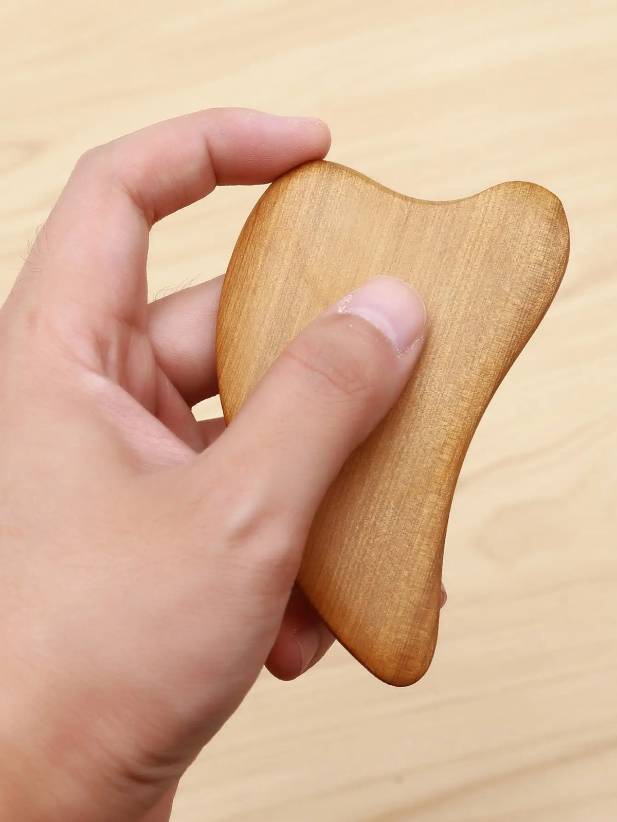 Gua Sha Facial Tools Skin Care Tools 1pc Wooden Gua Sha Massage Board For Face For Spa Acupuncture Point Massager — image 1