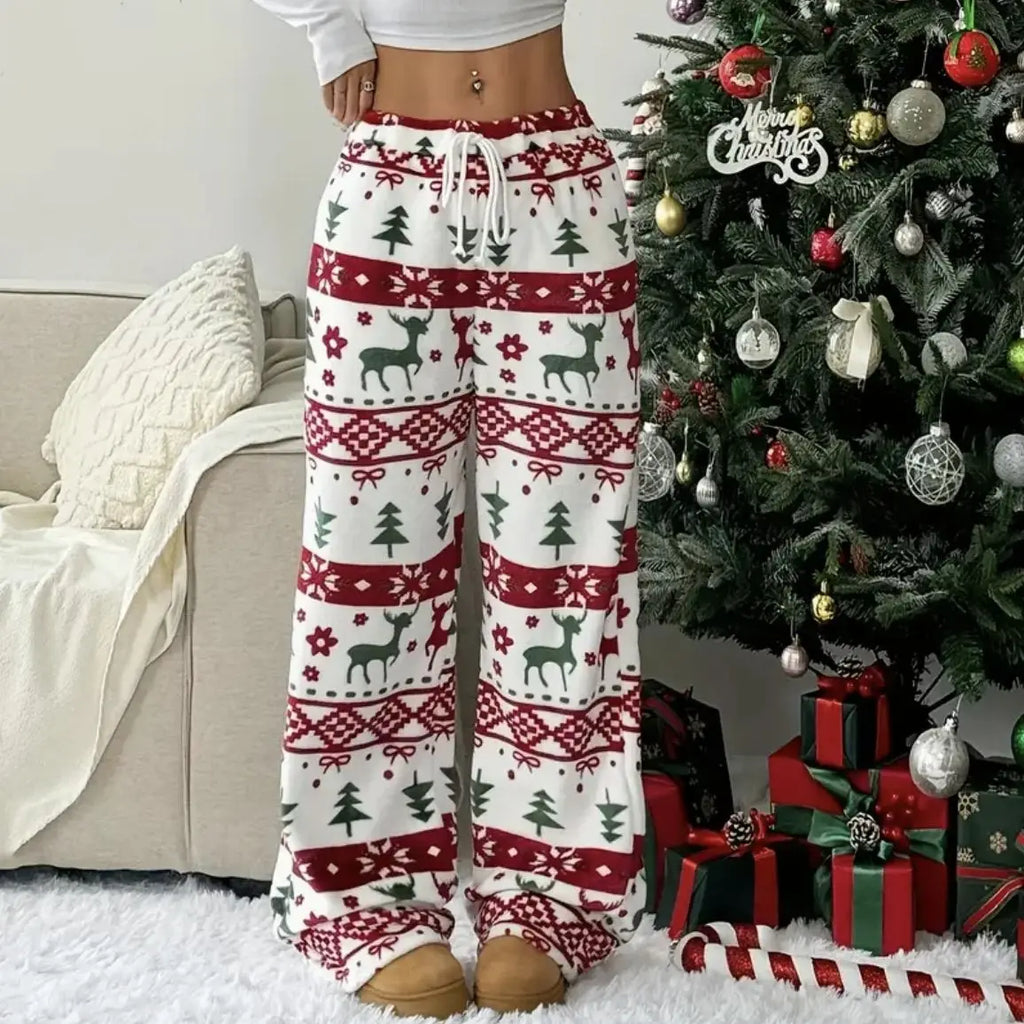 Women's clothing elegant casual fashionable outdoor sports warm home, elastic autumn and winter long pants Women's clothing — image 9
