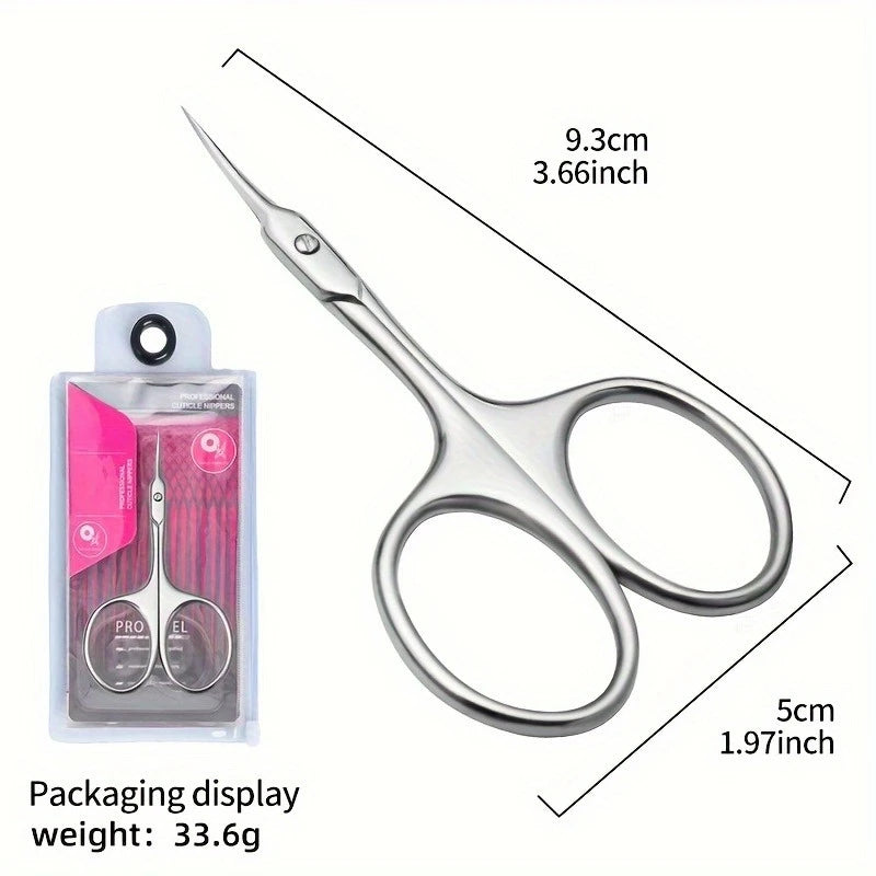 Nail Scissors Tools, Beauty Scissors, Eyebrow Scissors, Russian Front Dead Skin Scissors, Professional Dead Skin Scissors — image 4