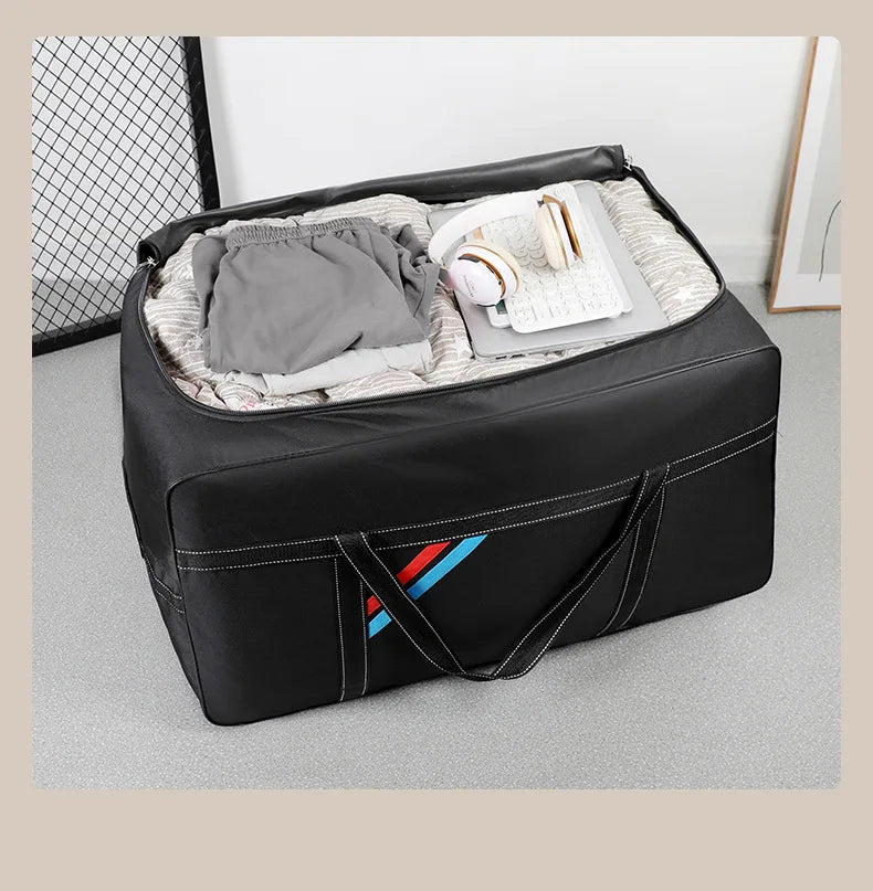 Large Capacity Trolley Bags with Wheels Foldable Luggage Wheeled Bag Travel Suitcase Waterproof Handbag Weekend Rolling Luggage — image 14
