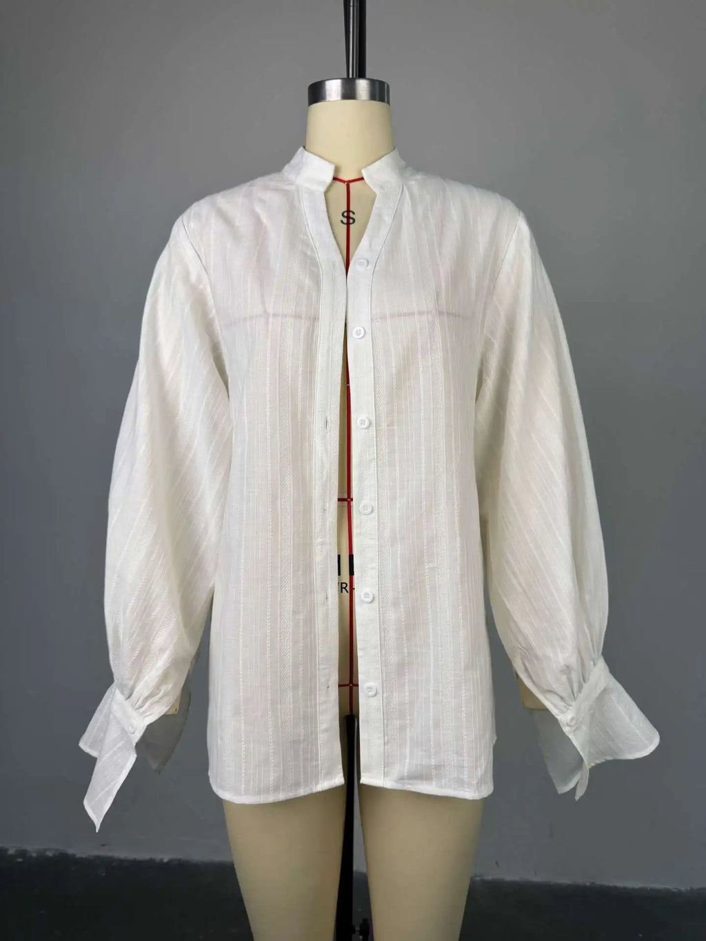 Fashion White Shirts Women Long Sleeve Oversize Blouse 2025 New Spring Summer Basic Tops Cotton Chic Shirt for Women — image 5