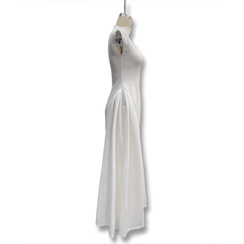 Evening Dress Dresses 2025 Woman Vestidos A-line Women's Clothing Solid Color Sleeveless Party Prom Banquet Temperament Elegant — image 11