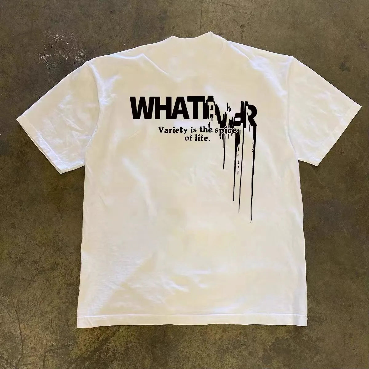 Plus Size Men's T-shirt Fashion Street Style Summer Short-sleeved Tees Round Neck Loose Casual T-shirt Top Tee Male Clothing — image 5