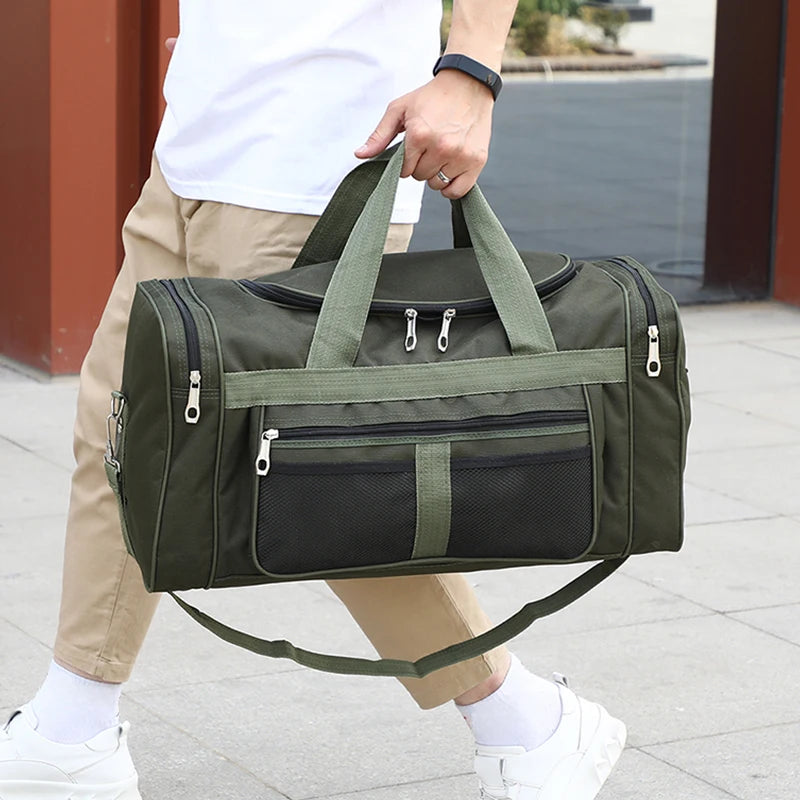 1 Large Capacity Luggage Storage Bag, Portable Travel Handbag, Shoulder or Crossbody, Fitness Bag — image 1