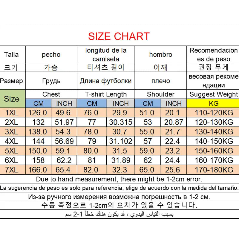 Plus Size Men's T-shirt Fashion Street Style Summer Short-sleeved Tees Round Neck Loose Casual T-shirt Top Tee Male Clothing — image 2