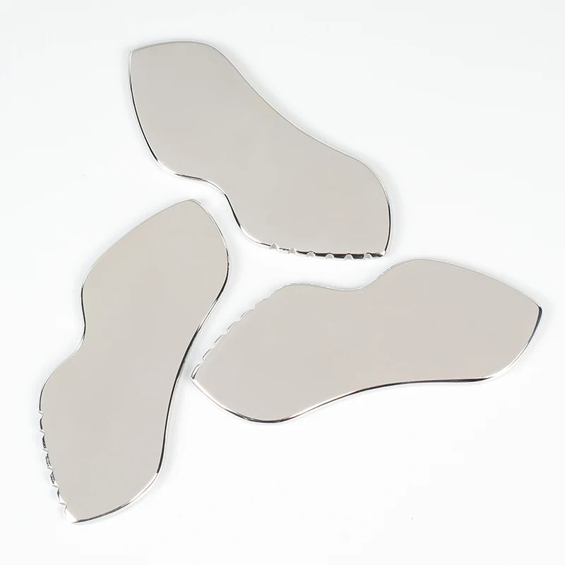 Stainless Gua Sha Tools Steel Scraping Massage Tool Facial Massage Tools for Relaxing Soft Tissue, Reduce Head, Neck, Back Pain — image 8