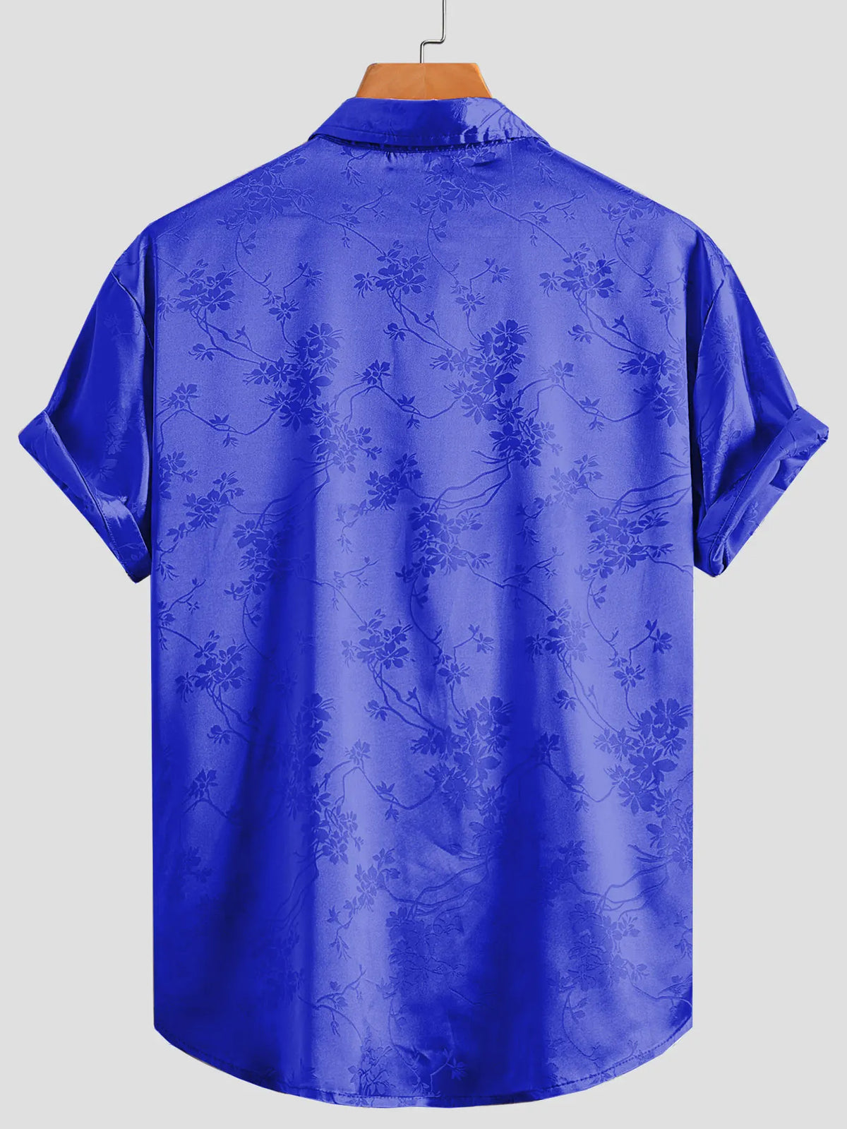 Men's Embroidered Shirt  Short Sleeve Shirt Casual Summer Beach Button Down Shirts — image 17
