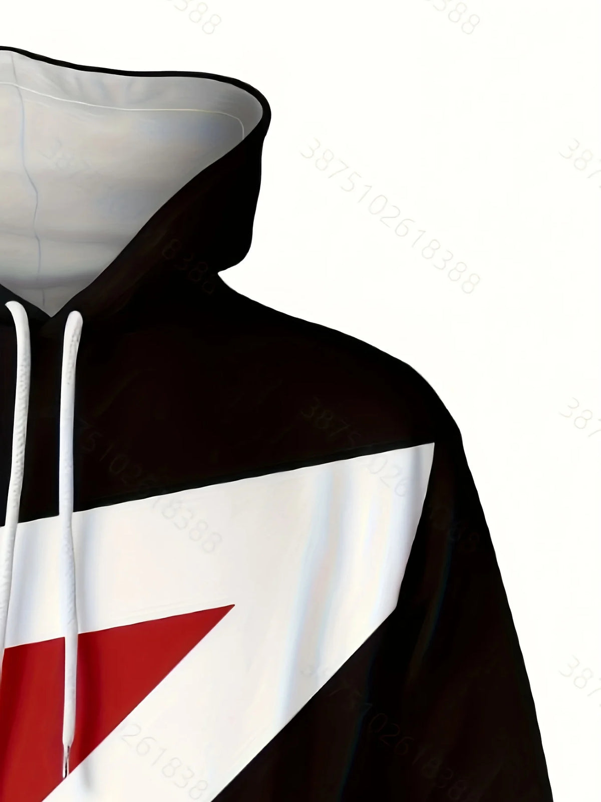 The new men's hoodie for the autumn of 2025 features a street casual and fashionable 3D star print pattern that is soft — image 5