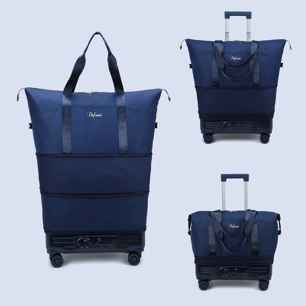 Luggage Bag with Wheels, Travel Bag with Universal Wheels, Foldable Suitcase, Lightweight Trolley Bag, Large Capacity Hand-Pulled Backpack for Going Abroad and Returning Home — image 9
