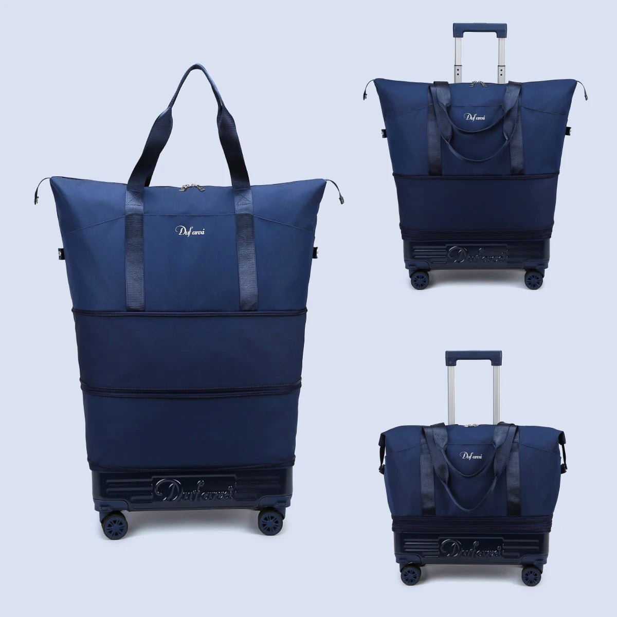 Luggage Bag with Wheels, Travel Bag with Universal Wheels, Foldable Suitcase, Lightweight Trolley Bag, Large Capacity Hand-Pulled Backpack for Going Abroad and Returning Home — image 9