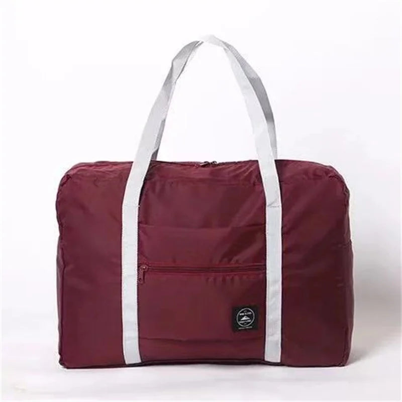 Travel Bag Folding Travel Storage Bag Travel Storage Bags Boarding Luggage Clothes Handbags Picnic Move House Large Handbag — image 8