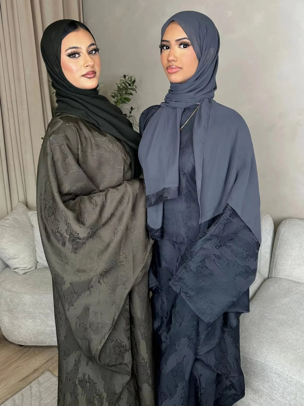 Muslim Dress Women Eid Abaya Turkish Kaftan Vestidos Arabic Long Robe Ramadan Morocco Dubai Abayas Jalabiya Modest Dresses — image 1