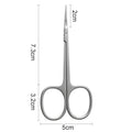1Pcs Extra Fine Curved Cuticle Scissors Multi Purpose Manicure Dead Skin Remover For Nails Art Tools Eyelashes Eyebrown Scissors — image 7