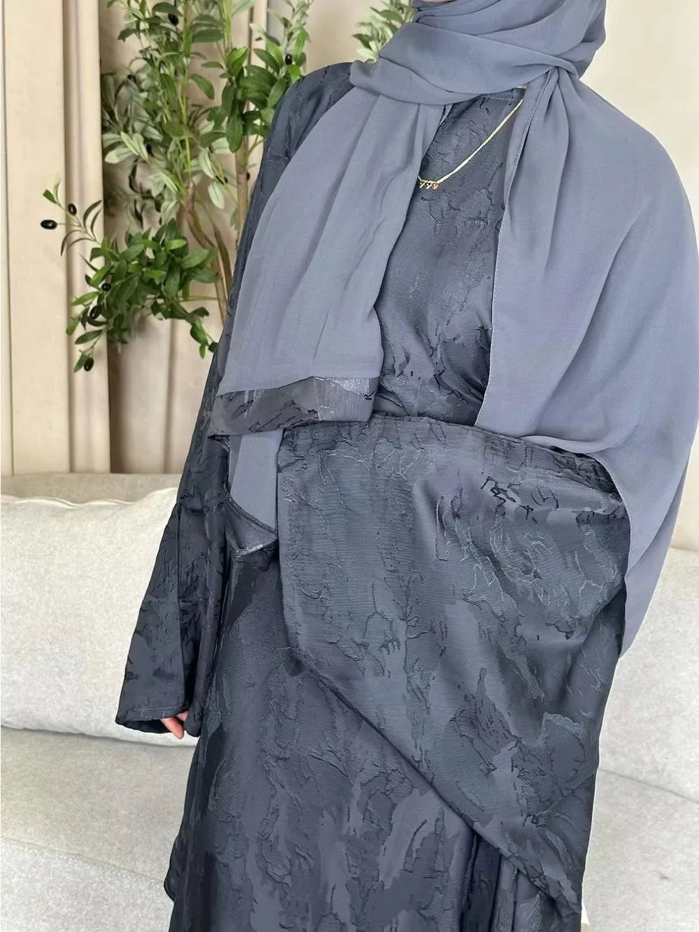 Muslim Dress Women Eid Abaya Turkish Kaftan Vestidos Arabic Long Robe Ramadan Morocco Dubai Abayas Jalabiya Modest Dresses — image 8
