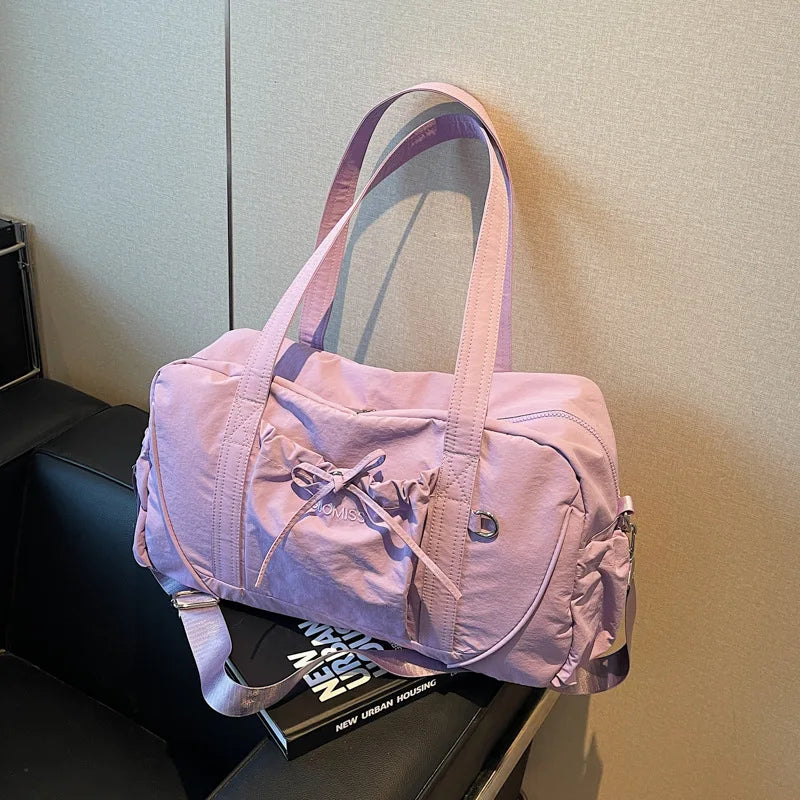 New Travel Bag Large Capacity Shoulder Portable Luggage Bag Travel Storage Bag Boarding Bags Sports Fitness Bags for Women сумка — image 8