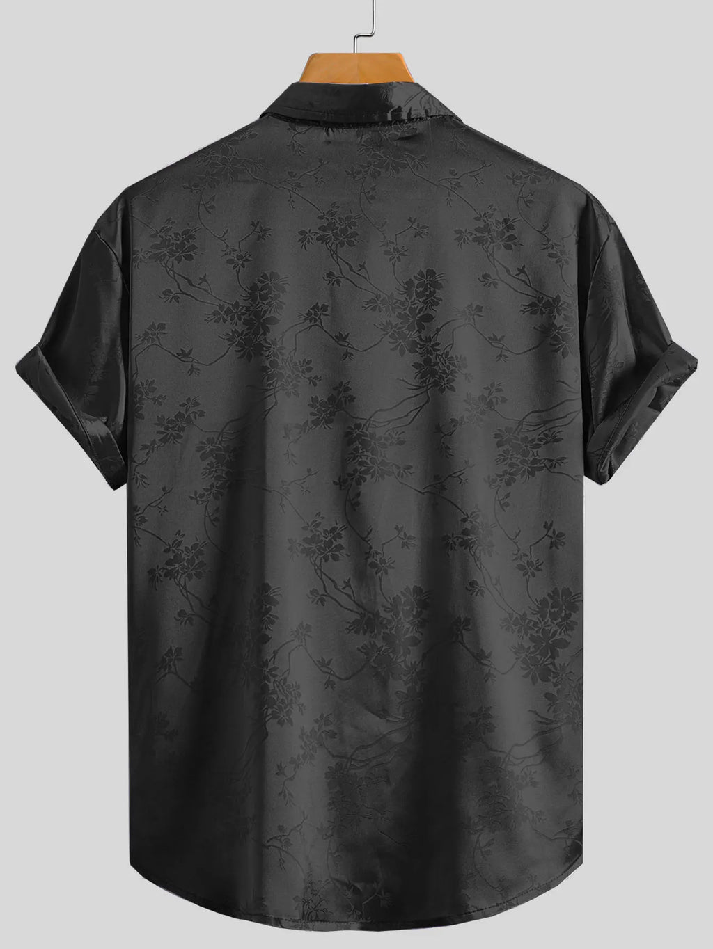 Men's Embroidered Shirt  Short Sleeve Shirt Casual Summer Beach Button Down Shirts — image 12