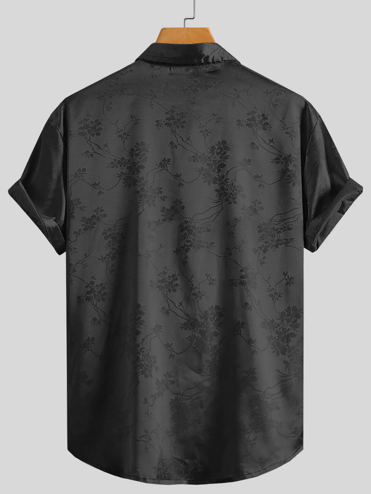 Men's Embroidered Shirt  Short Sleeve Shirt Casual Summer Beach Button Down Shirts — image 12