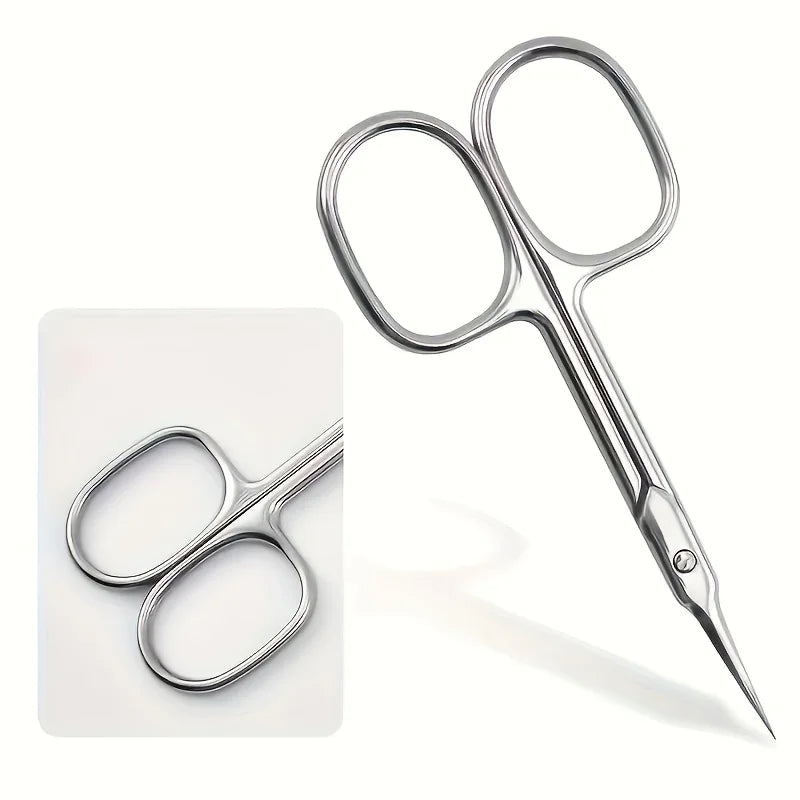 Cuticle Scissors Professional Manicure Small Scissors Dead Skin Remover For Nails Art Stainless Steel Cuticle Cutter! — image 2