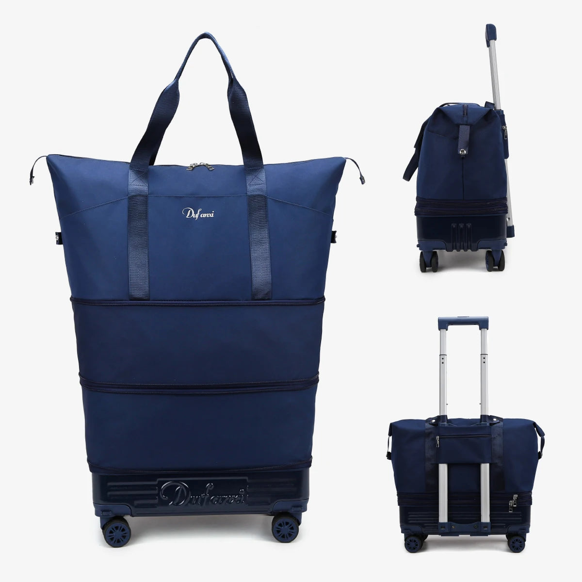 Luggage Bag with Wheels, Travel Bag with Universal Wheels, Foldable Suitcase, Lightweight Trolley Bag, Large Capacity Hand-Pulled Backpack for Going Abroad and Returning Home — image 2