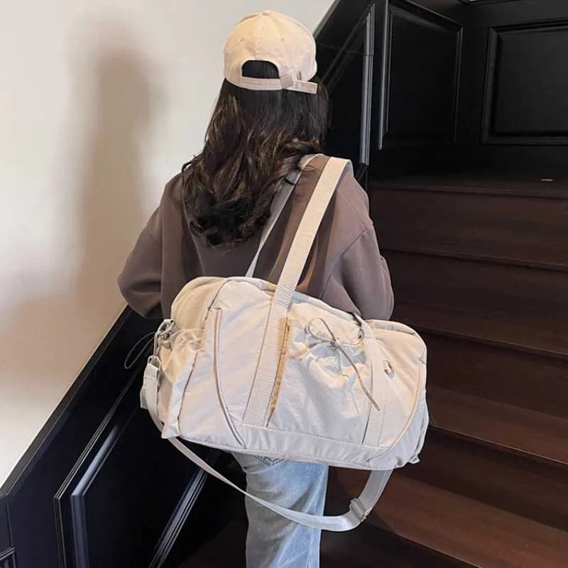 New Travel Bag Large Capacity Shoulder Portable Luggage Bag Travel Storage Bag Boarding Bags Sports Fitness Bags for Women сумка — image 5