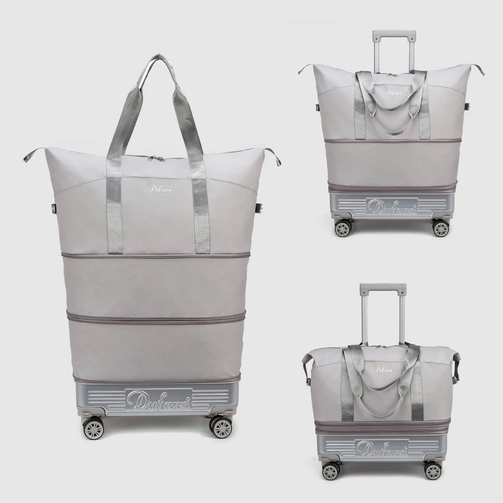 Luggage Bag with Wheels, Travel Bag with Universal Wheels, Foldable Suitcase, Lightweight Trolley Bag, Large Capacity Hand-Pulled Backpack for Going Abroad and Returning Home — image 7