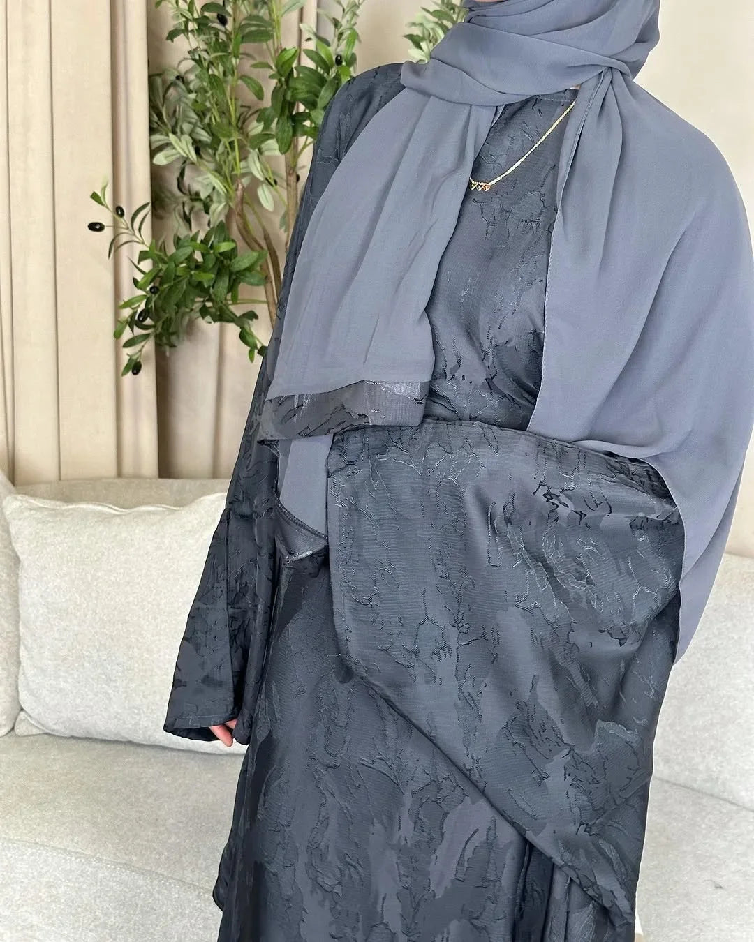 Muslim Dress Women Eid Abaya Turkish Kaftan Vestidos Arabic Long Robe Ramadan Morocco Dubai Abayas Jalabiya Modest Dresses — image 13