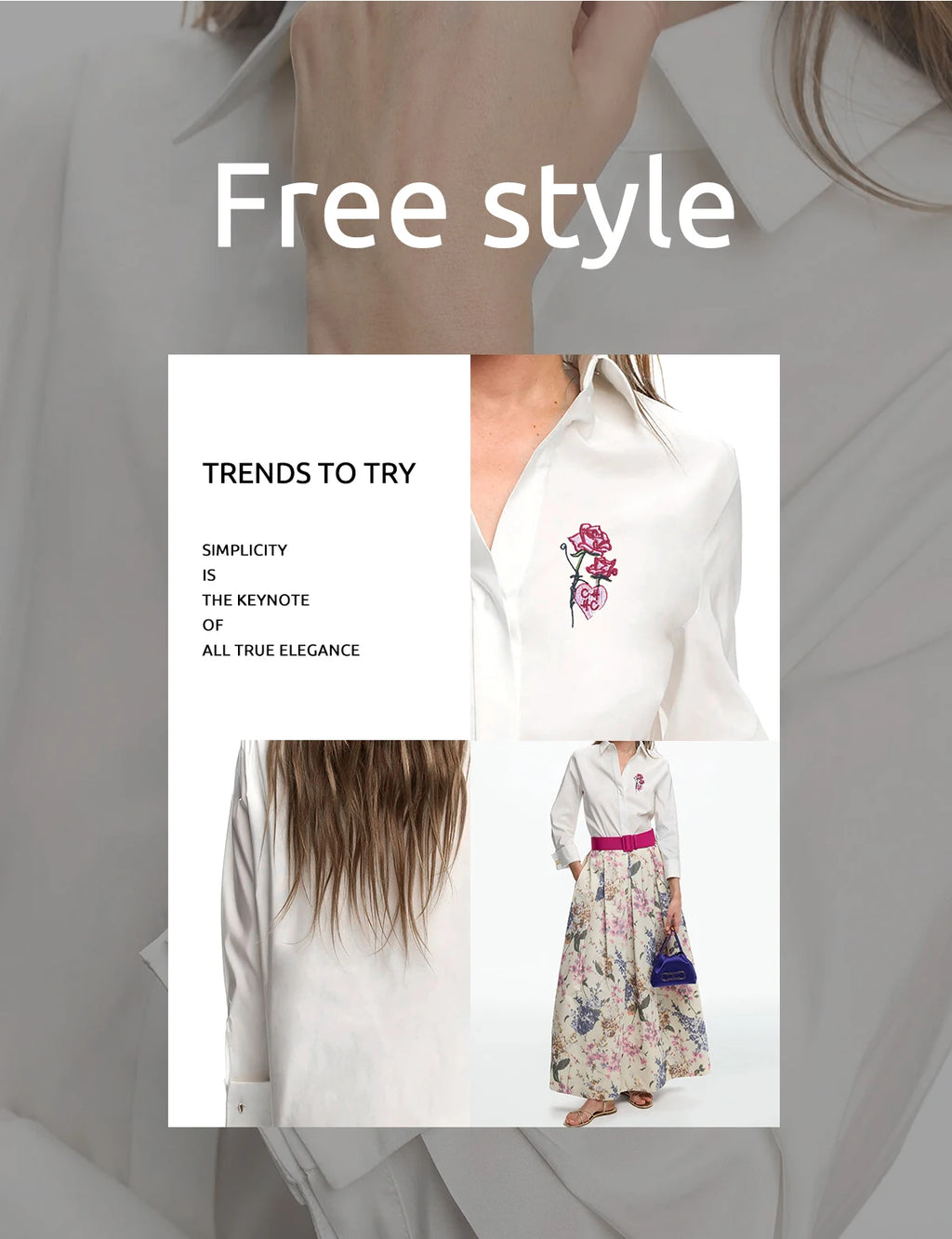 New Women Shirts Casual Long Sleeve Blouse Embroidered Flowers Elegant Lapel Loose Shirt Spring Summer Solid Office Lady Tops — image 13