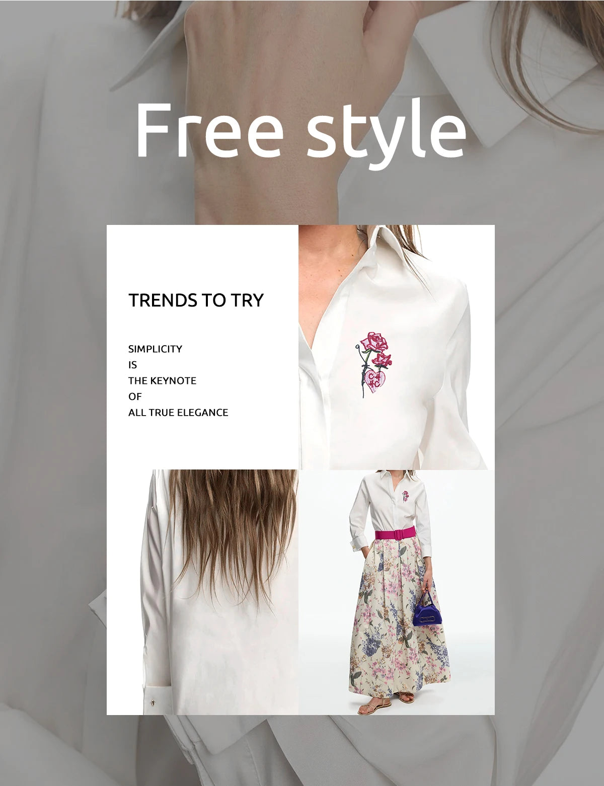 New Women Shirts Casual Long Sleeve Blouse Embroidered Flowers Elegant Lapel Loose Shirt Spring Summer Solid Office Lady Tops — image 13