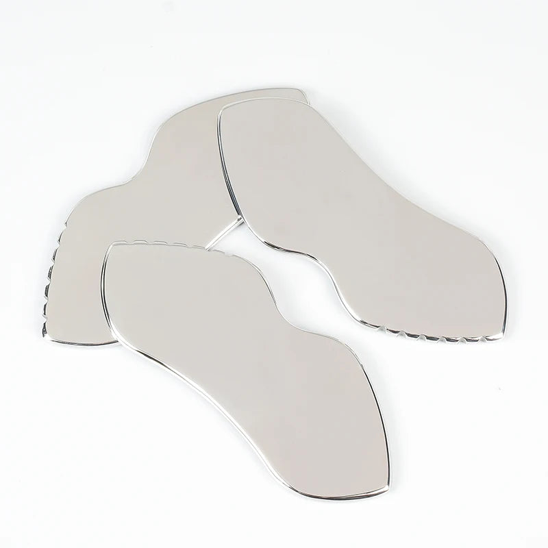 Stainless Gua Sha Tools Steel Scraping Massage Tool Facial Massage Tools for Relaxing Soft Tissue, Reduce Head, Neck, Back Pain — image 3