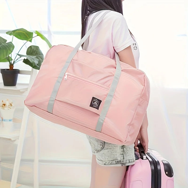 Foldable Travel Duffel Bag for Airlines Carry on Bag for Women and Girls Lightweight Large Capacity Sports Weekend Trip Overnigh — image 1