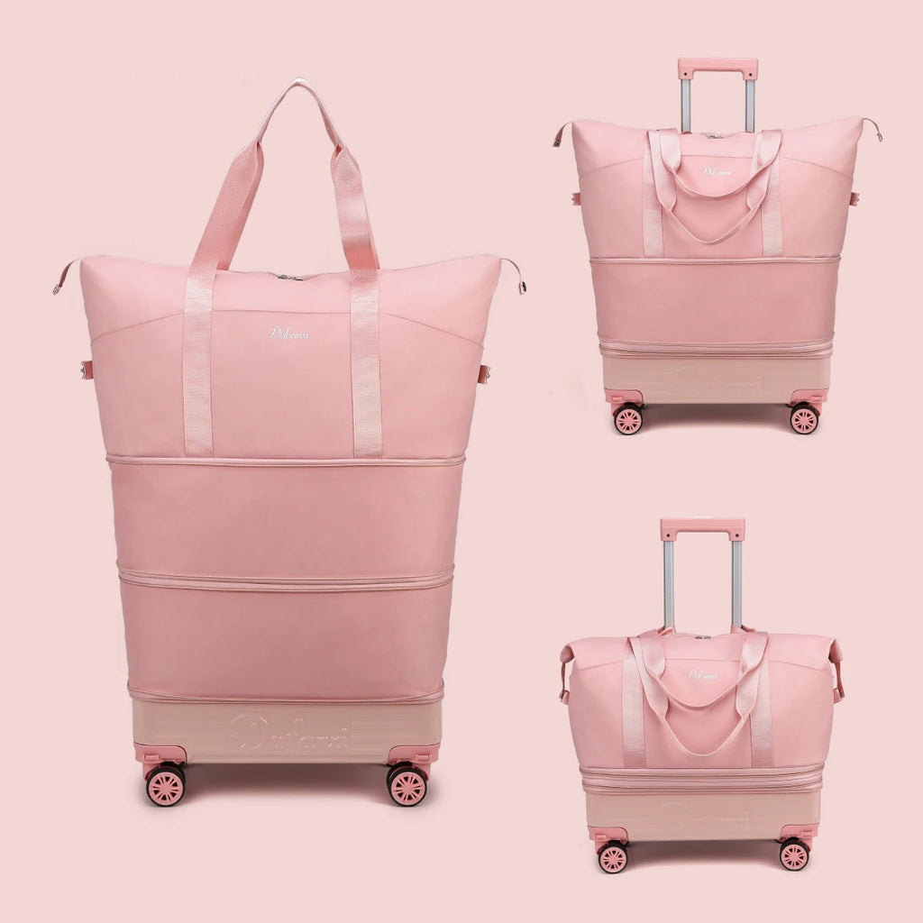 Luggage Bag with Wheels, Travel Bag with Universal Wheels, Foldable Suitcase, Lightweight Trolley Bag, Large Capacity Hand-Pulled Backpack for Going Abroad and Returning Home — image 10