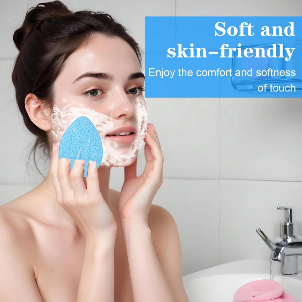7-piece Home Skincare Set: Facial Cleansing Brush, Mask Sponge, Hair Band, Storage Bag, Multi-functional Beauty Tools — image 3